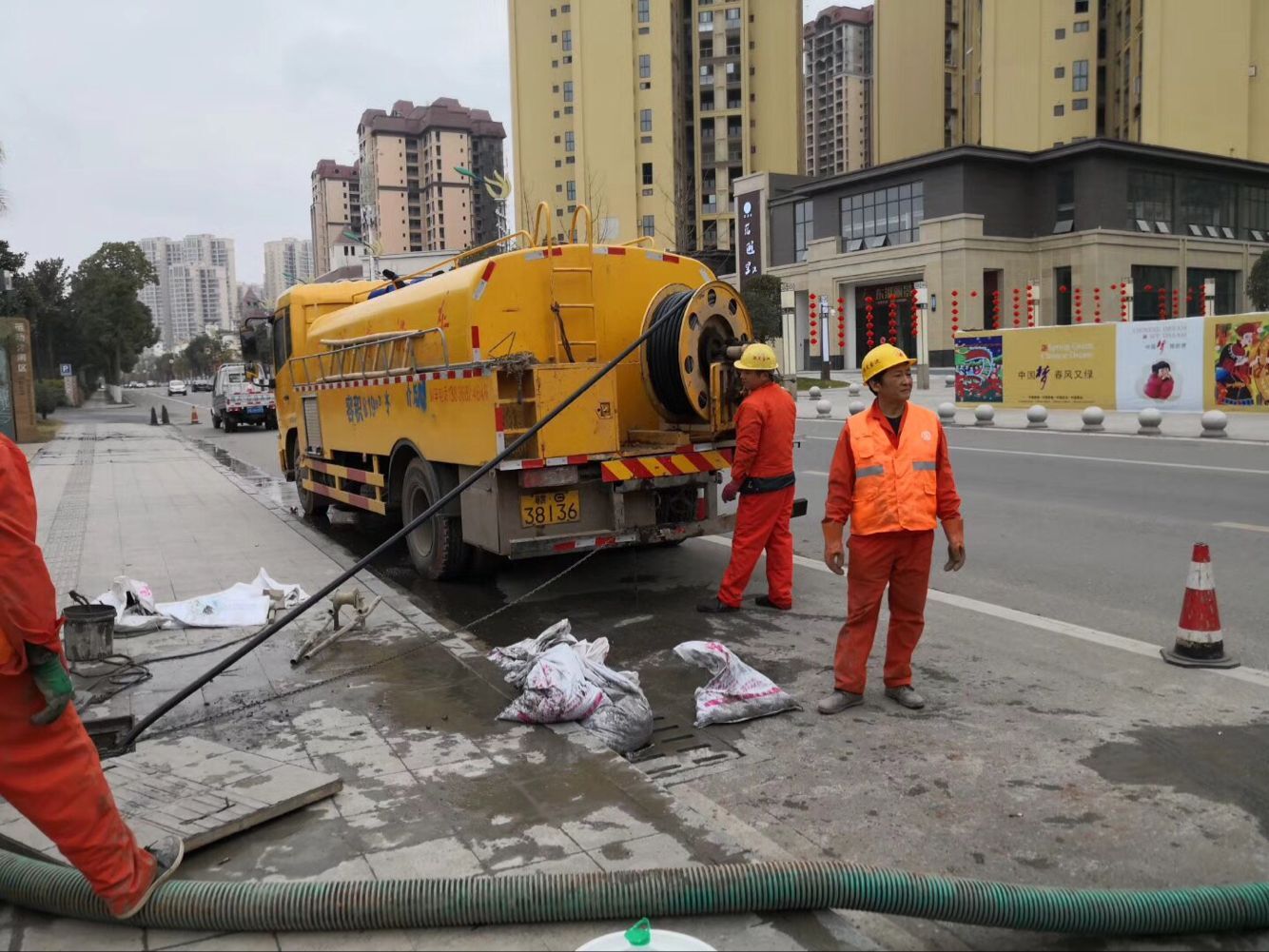 吴忠排污管道清淤-管道清洗